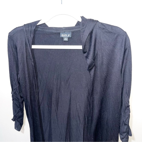 New Allen B by Allen Swartz black cardigan sweater - Picture 2 of 7